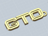 KEYCHAIN LOGO GTO CLASSIC 3d printed Keychain logo gto classic render