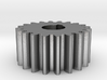 Cylindrical gear Mn=1 Z=20 AP20° Beta0° b=10 HoleØ 3d printed 