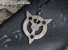 Pendant - Amulet of Articulation 3d printed Stainless Steel