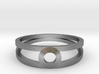 "K Line"  K3 Ring, US size 8, d=18,2mm(all sizes o 3d printed 