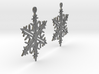 Snowflake Earring Model B 3d printed 