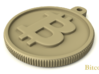 Bitcoin Keychain 3d printed 