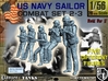 1-56 US Navy Sailors Combat SET 2-3 3d printed 