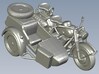 1/100 scale WWII Wehrmacht R75 motorcycles x 2 3d printed 