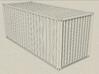 1/72 scale 20 ft Shipping Container ISO 3d printed 