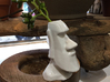 Moai Single Flower Vase - Porcelain 3d printed 