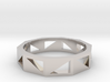 Triangle Pattern Ring 3d printed 
