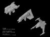 (Armada) Civilian Gunships Set I 3d printed 