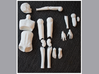 BJD Khairnis ~41cm 3d printed Pieces cut out from the supports. 