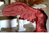 Winged Victory (20" tall) 3d printed Winged Victory of Samothrace (computer rendering, shown in red for contrast)