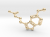 Melatonin Molecule Keychain 3d printed 