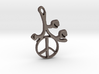 Earthly Spring Peace Sign by ~M. 3d printed 