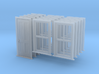S Scale Bunkhouse Door And Windows 5 Sets 3d printed 