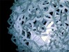 Entangled Snowflakes (Light Version) 3d printed With LED tealight (not included)