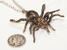 Tarantula Spider Pendant - 45 mm 3d printed With an antique patina