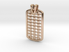 HOUNDS TOOTH DOG TAG 2 3d printed 