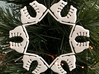 Ice Skates Snowflake Ornament 3d printed 