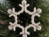 Gingerbread Man Snowflake Ornament 3d printed 