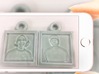Celadon Selfie Ornament (Engraved) 3d printed 