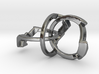 OoO Ring - Interlocking Metal 3d printed 