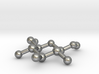Methyl beta-D-glucopyranoside Molecule Necklace 3d printed 
