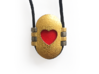 KPS Outer Piece - Heart 3d printed A complete Kapsul pendant.