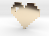 8 bit Pixel heart 3d printed 