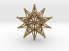 Stellated Icosahedron - 12 stars interlocking 3d printed 
