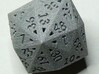 48 Sided Die - Regular 3d printed D48 in Alumide - Another View