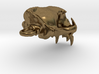 Cougar skull pendant 3d printed 