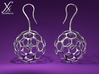 Fertilized Polyhedron Egg Earring 3d printed Cycle render.