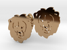 Lion Cufflinks 3d printed 