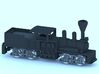 Shay Steam Locomotive Shell 3d printed Shay Steam mounted on dummy core