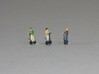 1:160 n scale 5 person on Segway 3d printed 