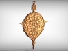 Baroque Ornament Amulet 3d printed 