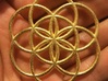 Flower of Life Seed Pendant Large 3d printed 