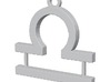 Zodiac Sign Libra Symbol Pendant (ver.1) 3d printed 
