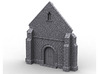 HORelM0131 - Gothic modular church 3d printed 