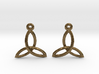 Celtic Knot Earrings 3d printed 