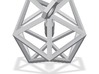 Architectural Icosahedron Pendant 3d printed 
