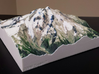 Glacier Peak, WA, USA, 1:25000 3d printed Actual photo of model, viewed from the Northwest; by D. Stockton