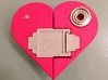 Heart Amulet Small - Outer Part 2 Left 3d printed 