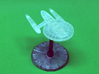 1/3125 Aspen Class Federation Frigate 3d printed Front 3/4 View, Printed Frosted Ultra Detail