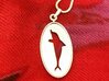 Minoan Dolphin Earrings or nice small pendent! 3d printed 