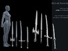 ACC-06-Swords 6-7inch 3d printed 