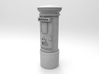 Post Box UK. HO Scale (1:87) 3d printed Render of UK postbox in HO scale