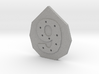 9-hole, Number 9, 9 Sided Button 3d printed 