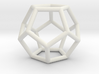0598 Dodecahedron E (a=10mm) #001 3d printed 