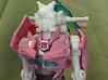 Elita One head for First Edition Prime Arcee 3d printed lo res test print from my 3d printer