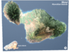 Maui Map, Hawaiian Islands 3d printed 